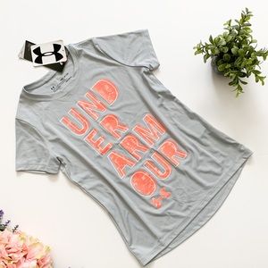Under Armour Girls Grey Tee